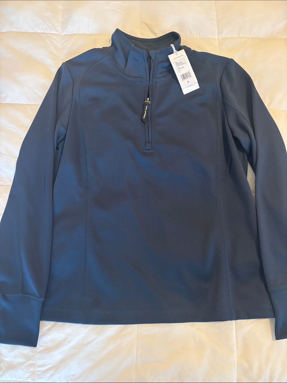 Vineyard Vines Women’s Palmetto Quarter-Zip Pullover - Blue Blazer